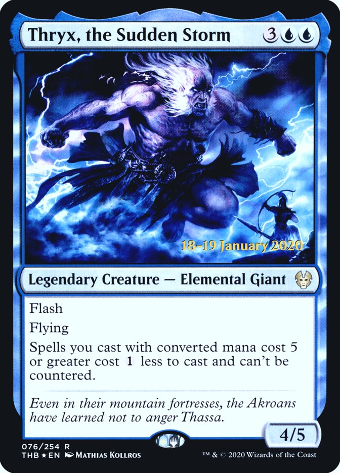 Thryx, the Sudden Storm [Theros Beyond Death Prerelease Promos] | L.A. Mood Comics and Games