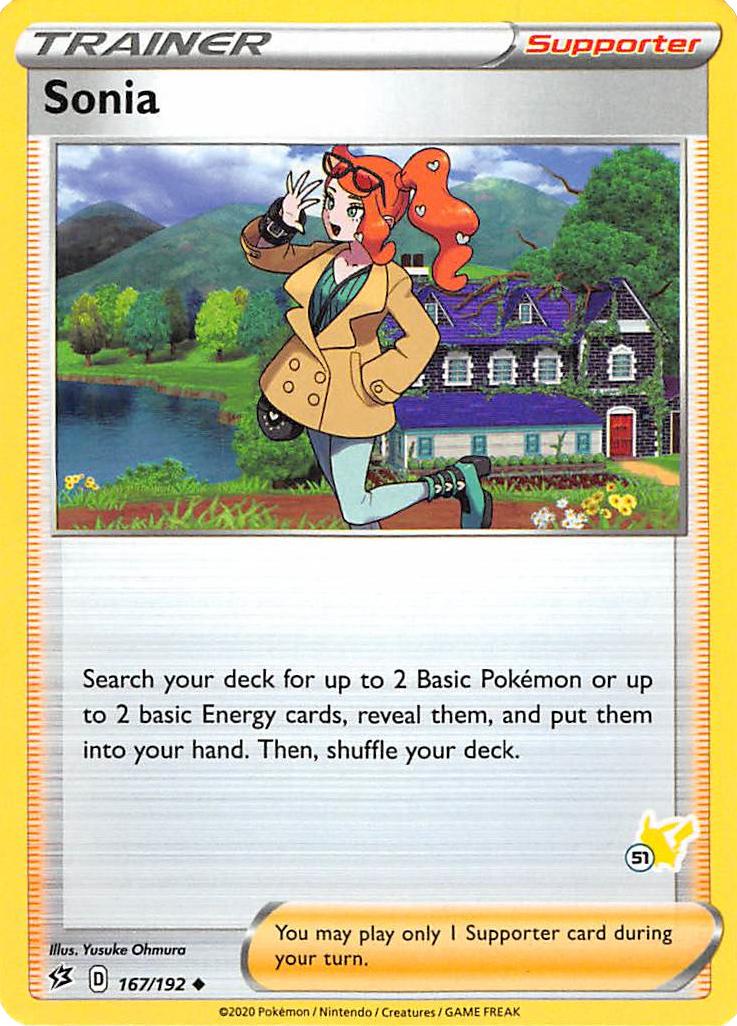 Sonia (167/192) (Pikachu Stamp #51) [Battle Academy 2022] | L.A. Mood Comics and Games