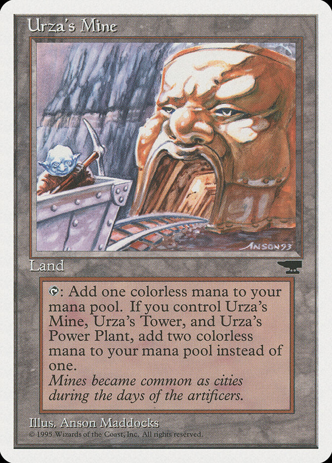 Urza's Mine (Mine Cart Entering Mouth) [Chronicles] | L.A. Mood Comics and Games