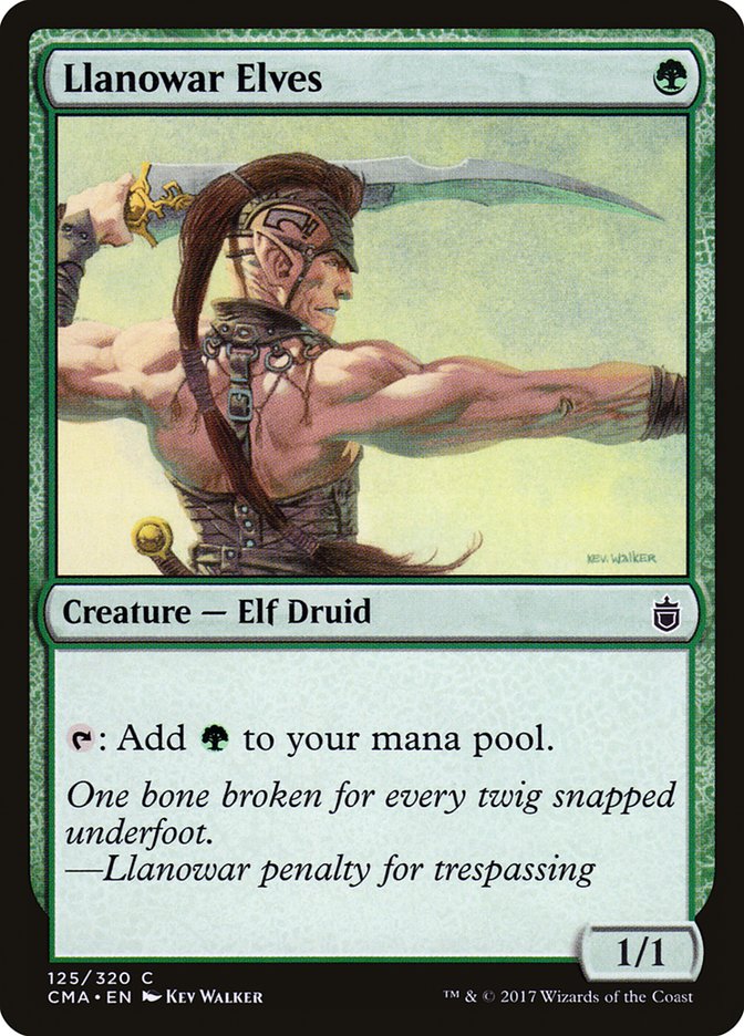 Llanowar Elves [Commander Anthology] | L.A. Mood Comics and Games