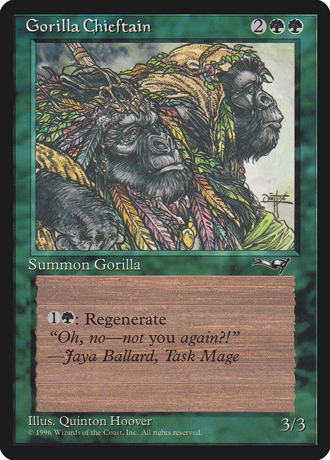 Gorilla Chieftain (Two Gorilla Art) [Alliances] | L.A. Mood Comics and Games