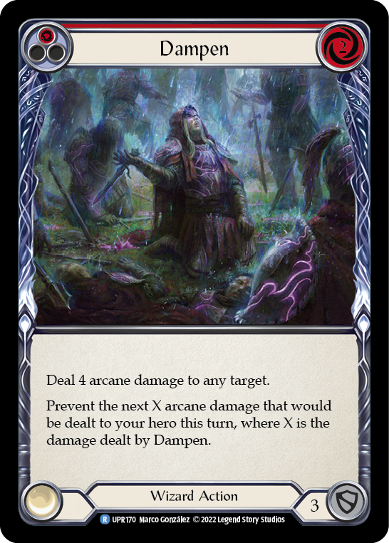 Dampen (Red) [UPR170] (Uprising)  Rainbow Foil | L.A. Mood Comics and Games