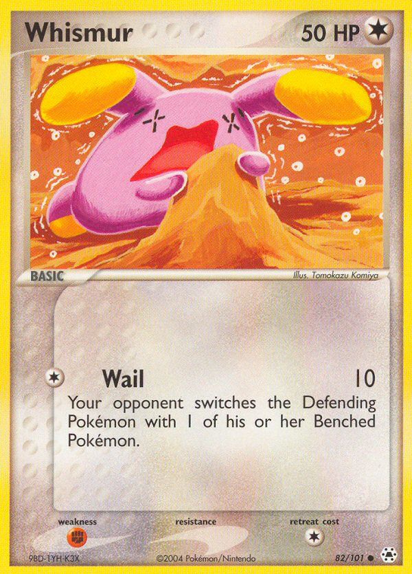 Whismur (82/101) [EX: Hidden Legends] | L.A. Mood Comics and Games