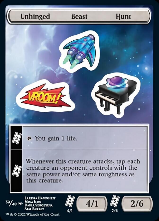 Unhinged Beast Hunt [Unfinity Stickers] | L.A. Mood Comics and Games