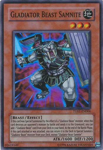 Gladiator Beast Samnite [TU01-EN004] Super Rare | L.A. Mood Comics and Games