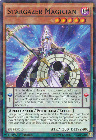 Stargazer Magician [SP15-EN010] Shatterfoil Rare | L.A. Mood Comics and Games