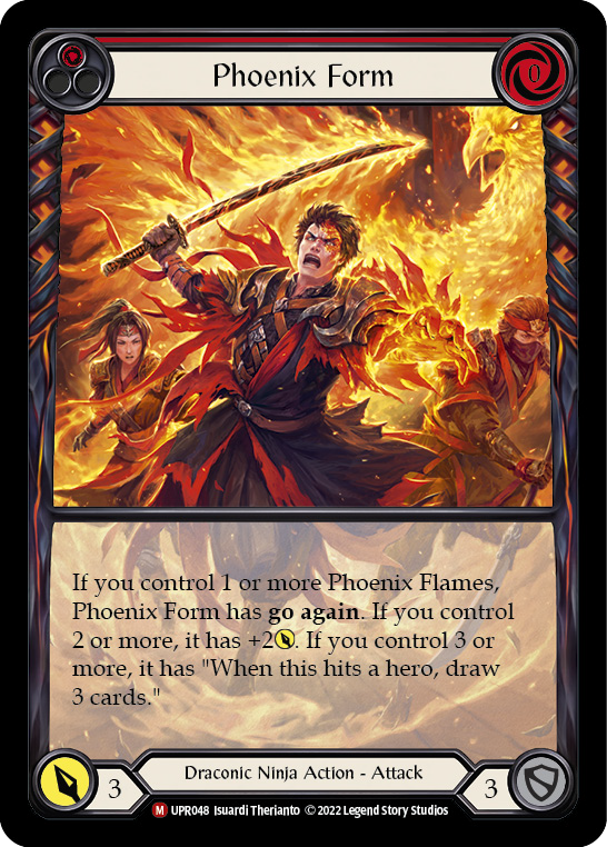 Phoenix Form (Extended Art) [UPR048] (Uprising)  Rainbow Foil | L.A. Mood Comics and Games