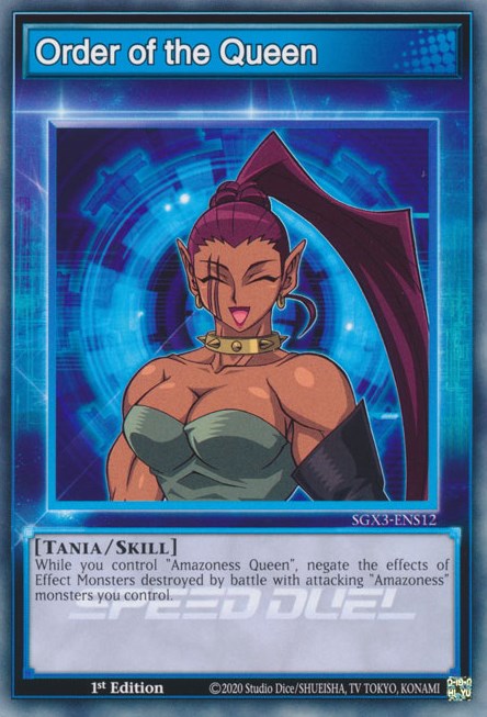Order of the Queen [SGX3-ENS12] Common | L.A. Mood Comics and Games