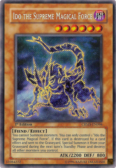 Ido the Supreme Magical Force [CRMS-EN096] Secret Rare | L.A. Mood Comics and Games