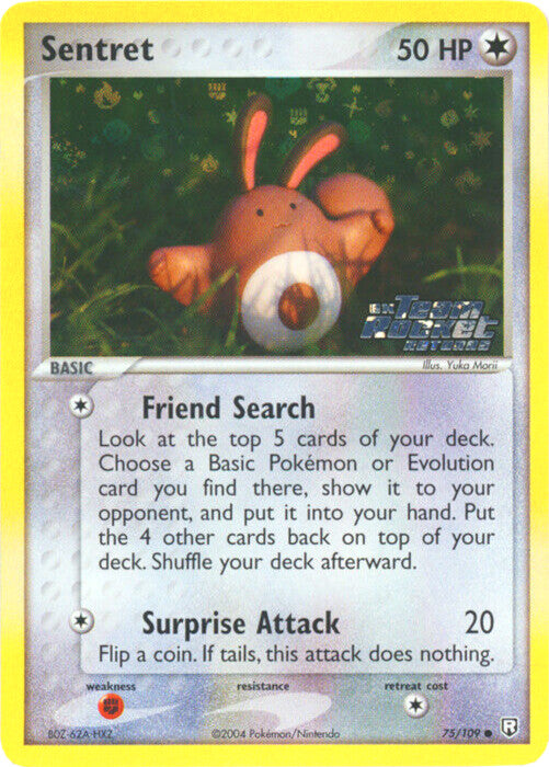 Sentret (75/109) (Stamped) [EX: Team Rocket Returns] | L.A. Mood Comics and Games