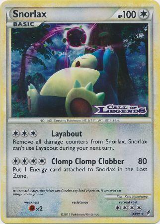 Snorlax (33/95) (Prerelease Promo) [Nintendo: Black Star Promos] | L.A. Mood Comics and Games