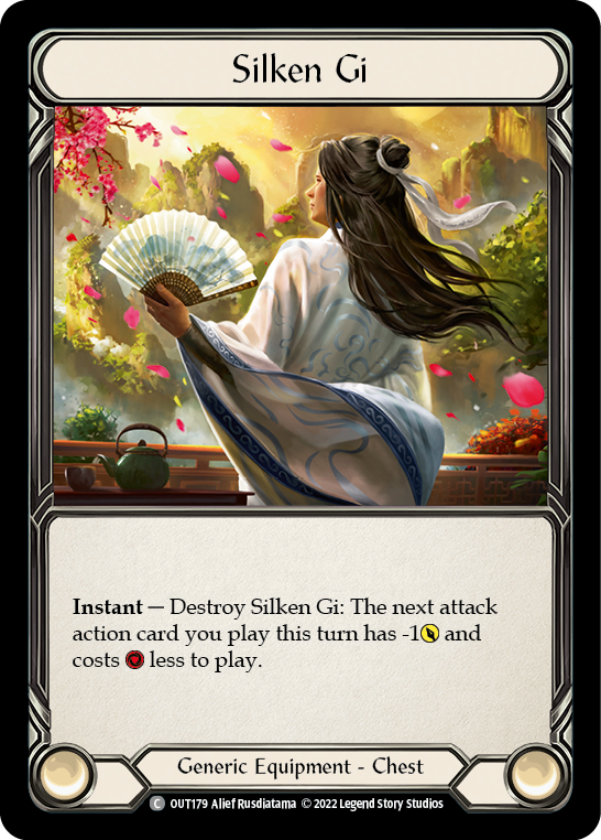 Silken Gi [OUT179] (Outsiders)  Cold Foil | L.A. Mood Comics and Games