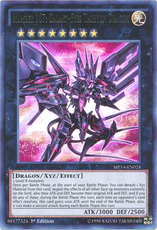 Number 107: Galaxy-Eyes Tachyon Dragon [MP14-EN024] Ultra Rare | L.A. Mood Comics and Games