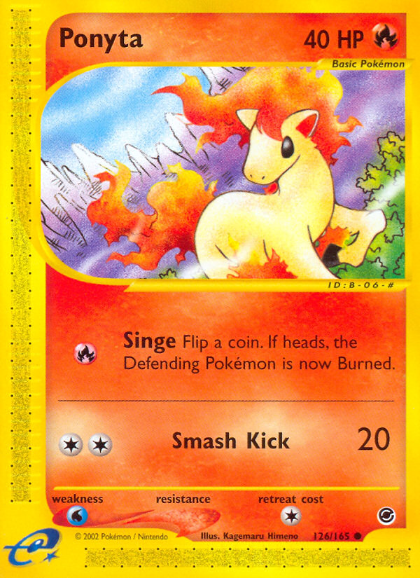 Ponyta (126/165) [Expedition: Base Set] | L.A. Mood Comics and Games