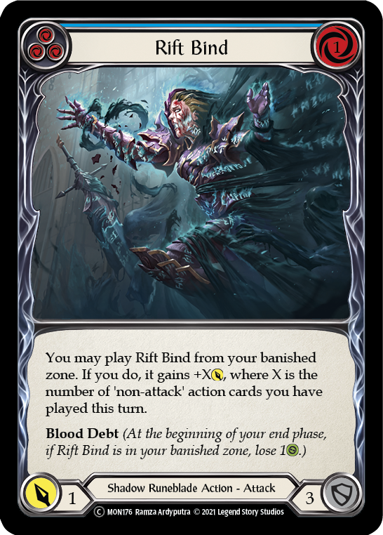 Rift Bind (Blue) [U-MON176] (Monarch Unlimited)  Unlimited Normal | L.A. Mood Comics and Games