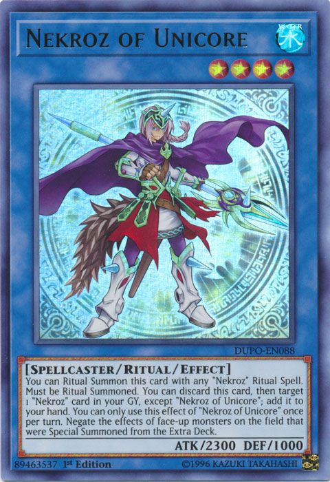Nekroz of Unicore [DUPO-EN088] Ultra Rare | L.A. Mood Comics and Games