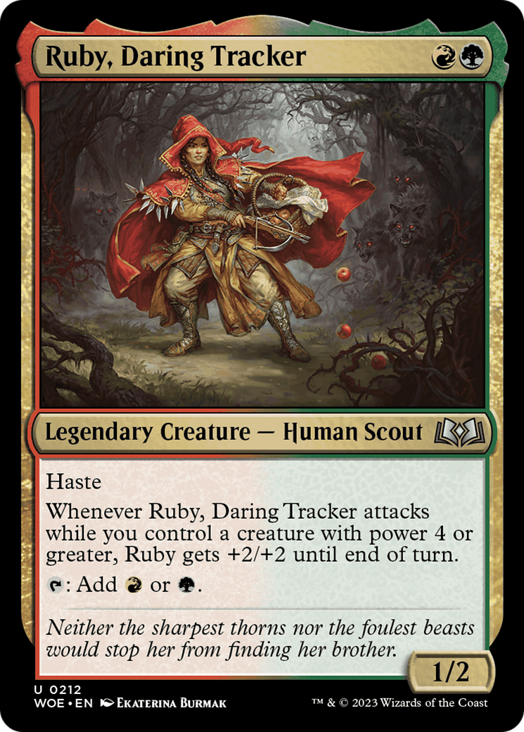 Ruby, Daring Tracker [Wilds of Eldraine] | L.A. Mood Comics and Games
