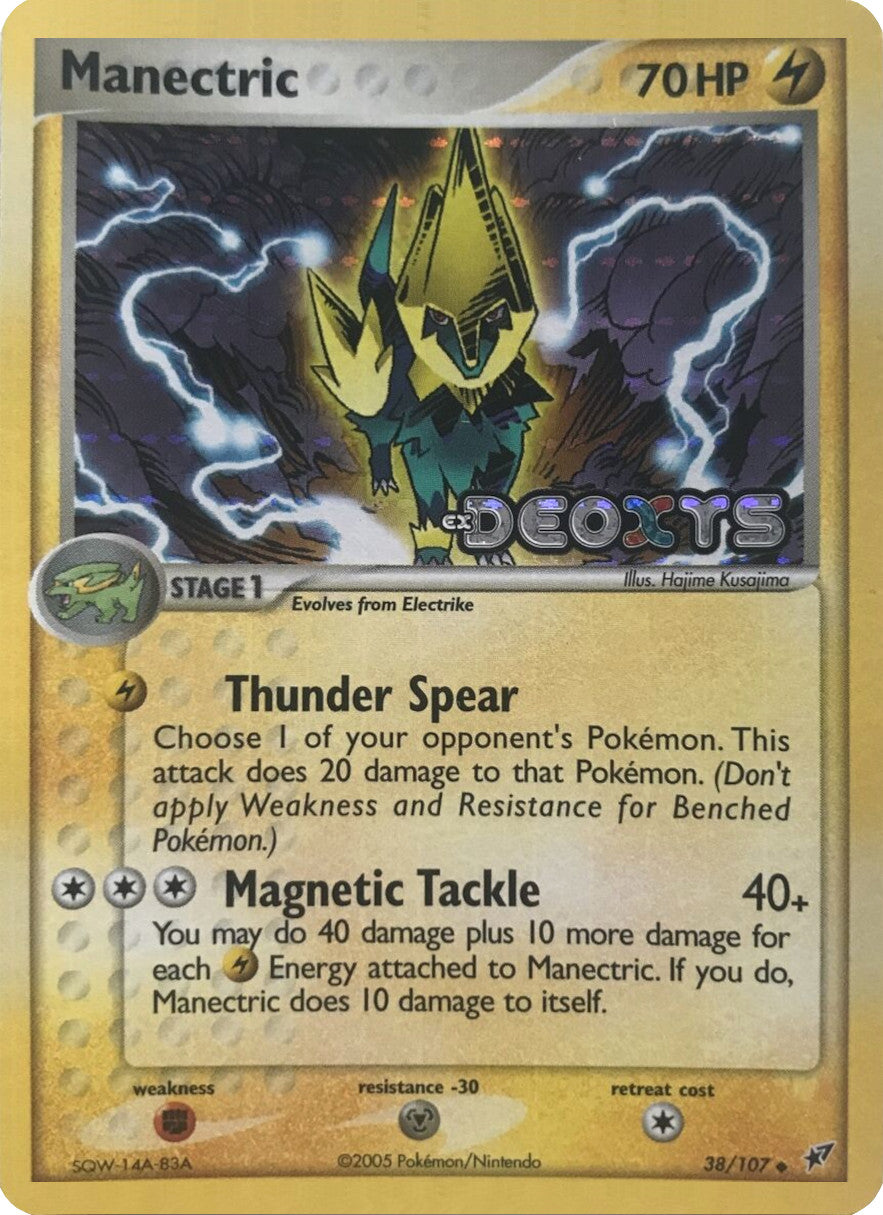 Manectric (38/107) (Stamped) [EX: Deoxys] | L.A. Mood Comics and Games