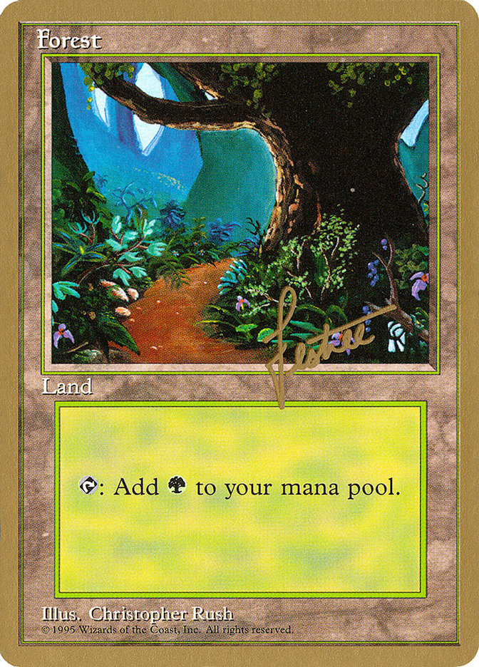 Forest (bl376) (Bertrand Lestree) [Pro Tour Collector Set] | L.A. Mood Comics and Games