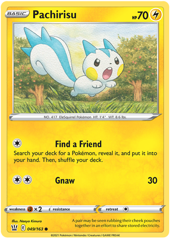 Pachirisu (049/163) [Sword & Shield: Battle Styles] | L.A. Mood Comics and Games