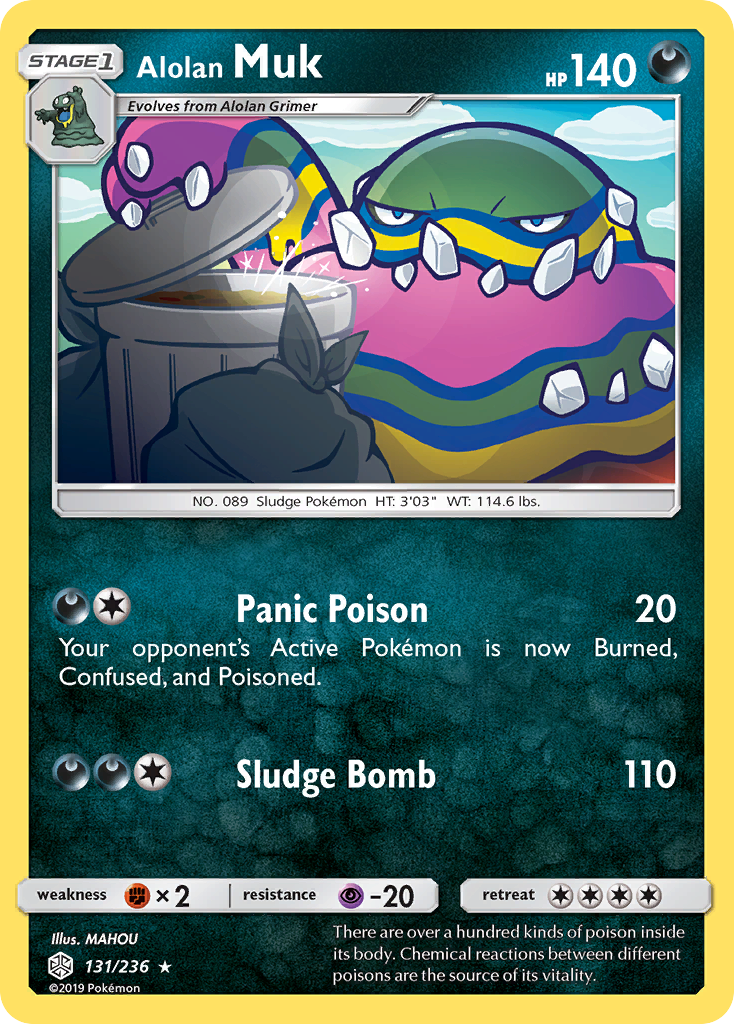 Alolan Muk (131/236) [Sun & Moon: Cosmic Eclipse] | L.A. Mood Comics and Games