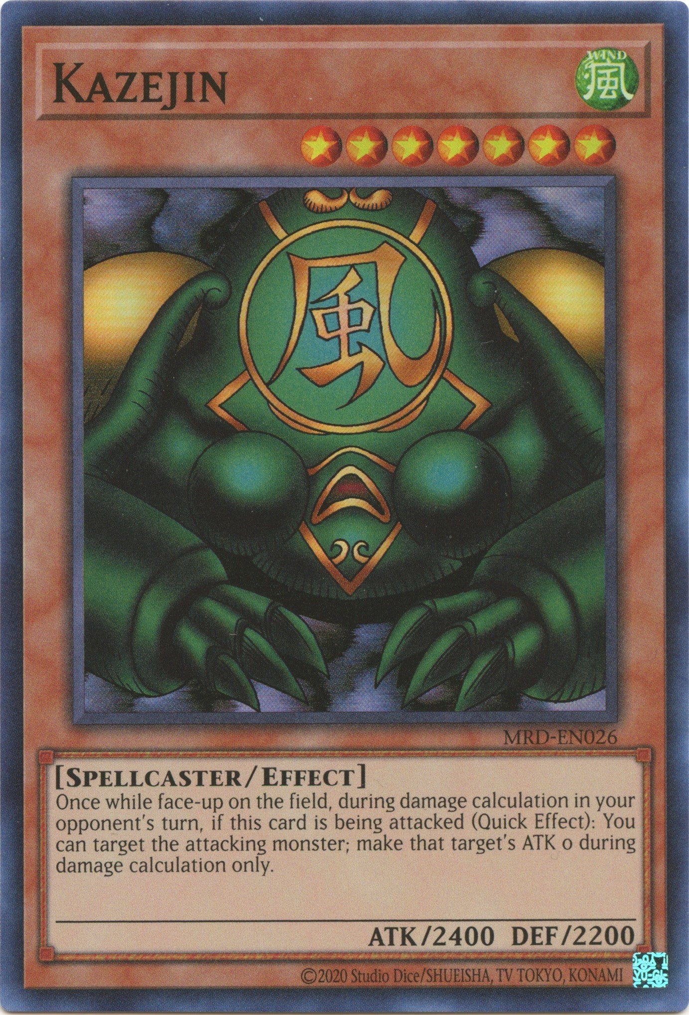 Kazejin (25th Anniversary) [MRD-EN026] Super Rare | L.A. Mood Comics and Games
