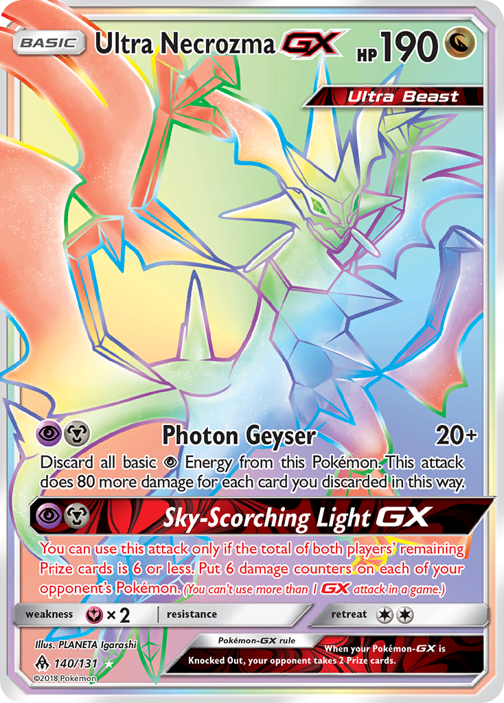 Ultra Necrozma GX (140/131) [Sun & Moon: Forbidden Light] | L.A. Mood Comics and Games