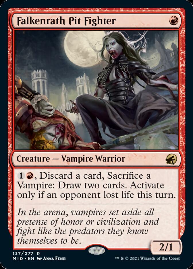 Falkenrath Pit Fighter [Innistrad: Midnight Hunt] | L.A. Mood Comics and Games