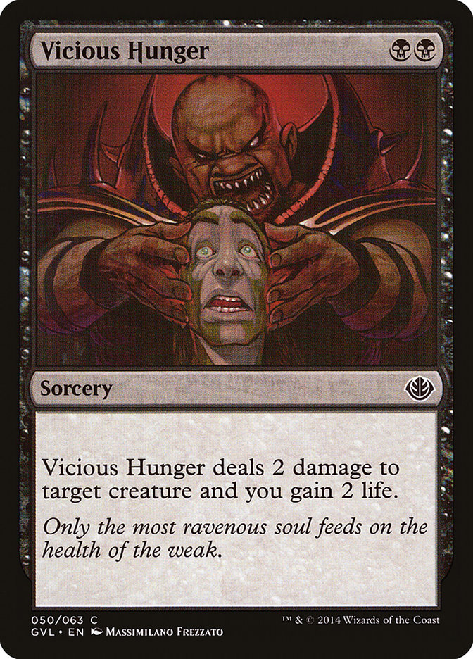Vicious Hunger (Garruk vs. Liliana) [Duel Decks Anthology] | L.A. Mood Comics and Games