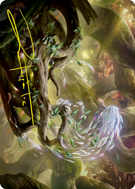 Emergent Sequence Art Card (Gold-Stamped Signature) [Strixhaven: School of Mages Art Series] | L.A. Mood Comics and Games