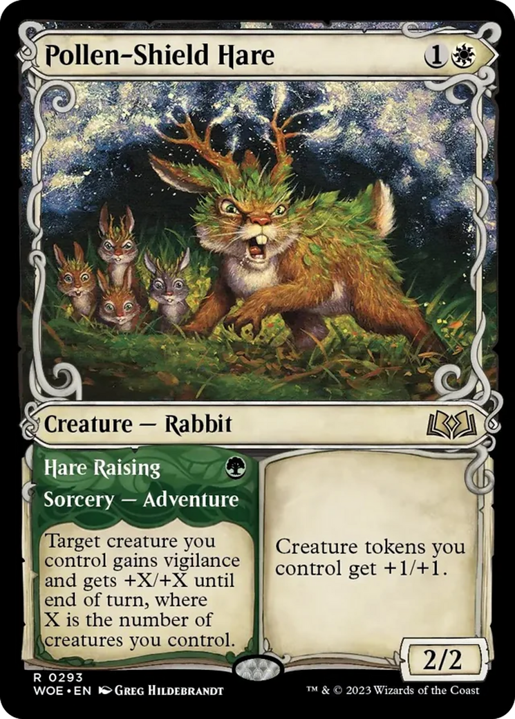 Pollen-Shield Hare // Hare Raising (Showcase) [Wilds of Eldraine] | L.A. Mood Comics and Games