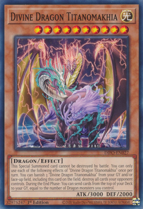 Divine Dragon Titanomakhia [DIFO-EN027] Common | L.A. Mood Comics and Games
