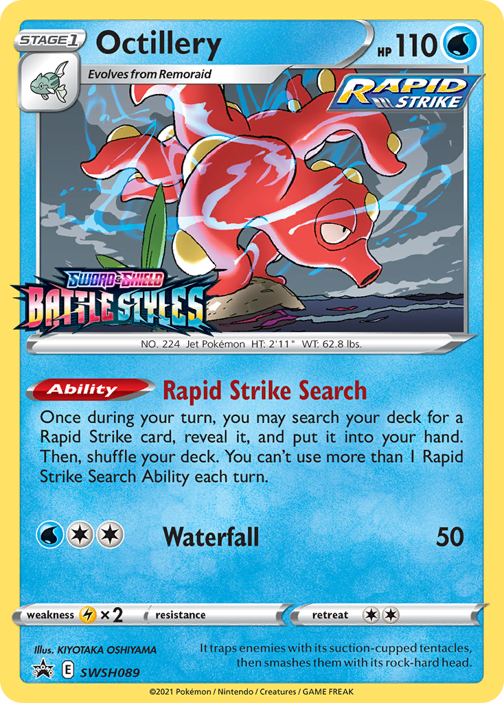 Octillery (SWSH089) (Prerelease Promo) [Sword & Shield: Black Star Promos] | L.A. Mood Comics and Games