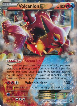 Volcanion EX (26/114) (Jumbo Card) [XY: Steam Siege] | L.A. Mood Comics and Games