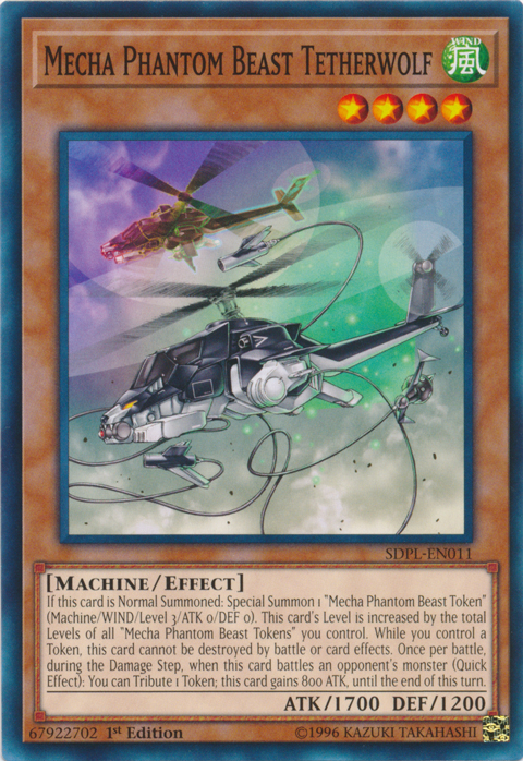 Mecha Phantom Beast Tetherwolf [SDPL-EN011] Common | L.A. Mood Comics and Games
