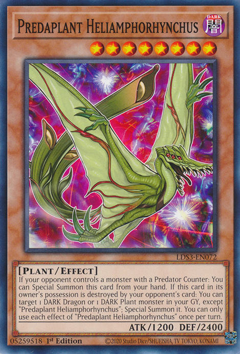 Predaplant Heliamphorhynchus [LDS3-EN072] Common | L.A. Mood Comics and Games