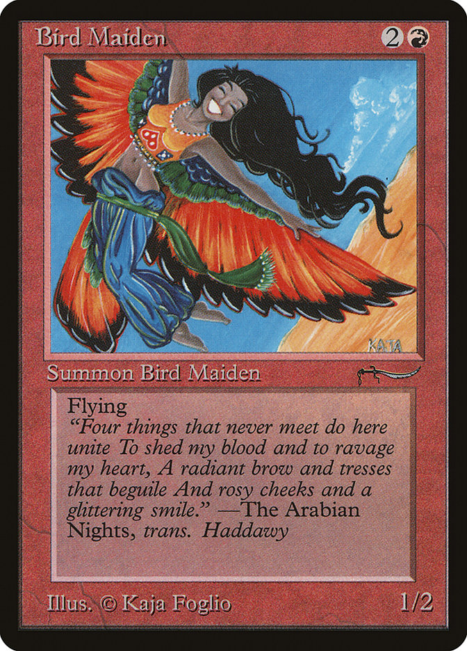 Bird Maiden (Light Mana Cost) [Arabian Nights] | L.A. Mood Comics and Games