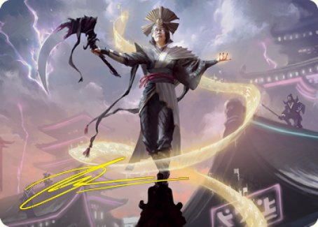 Naomi, Pillar of Order Art Card (Gold-Stamped Signature) [Kamigawa: Neon Dynasty Art Series] | L.A. Mood Comics and Games