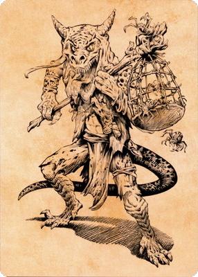 Taunting Kobold Art Card [Commander Legends: Battle for Baldur's Gate Art Series] | L.A. Mood Comics and Games
