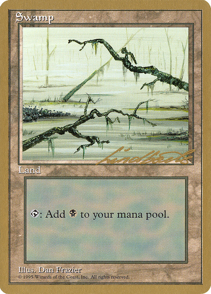 Swamp (ll371) (Leon Lindback) [Pro Tour Collector Set] | L.A. Mood Comics and Games