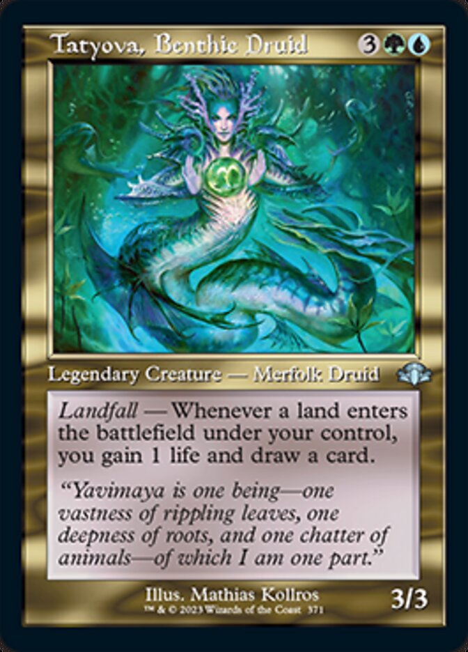 Tatyova, Benthic Druid (Retro) [Dominaria Remastered] | L.A. Mood Comics and Games