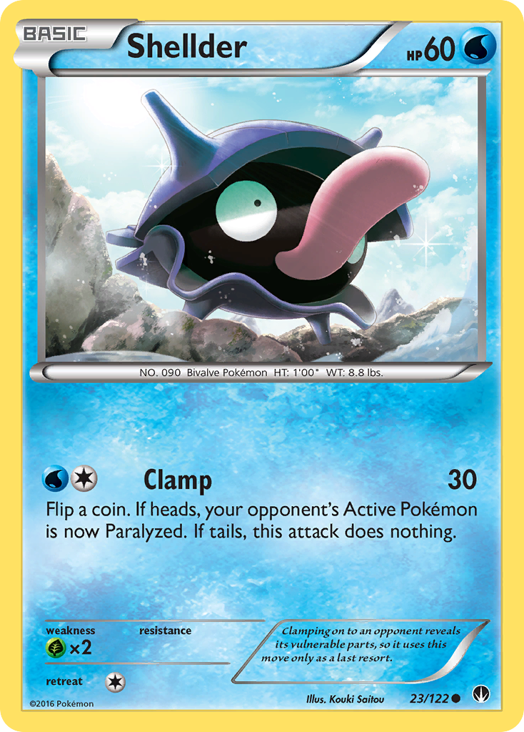 Shellder (23/122) [XY: BREAKpoint] | L.A. Mood Comics and Games