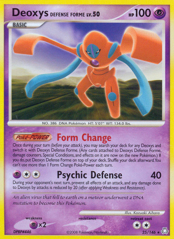 Deoxys Defense Forme (25/146) [Diamond & Pearl: Legends Awakened] | L.A. Mood Comics and Games