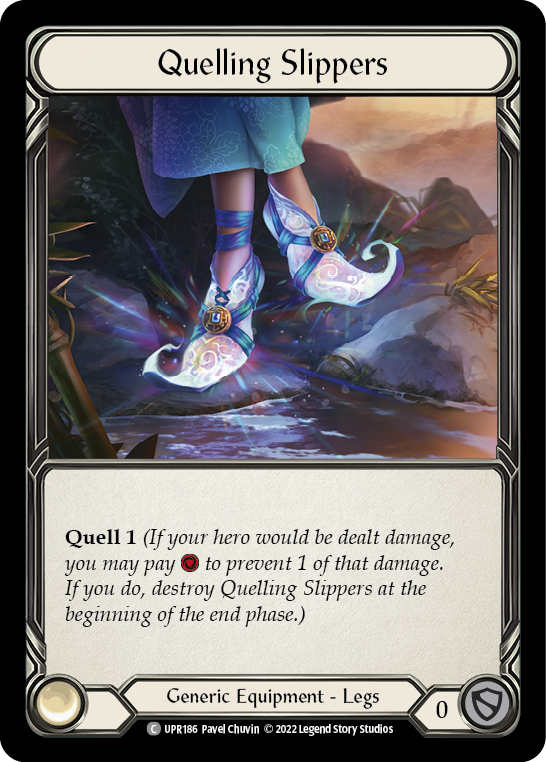 Quelling Slippers [UPR186] (Uprising)  Rainbow Foil | L.A. Mood Comics and Games