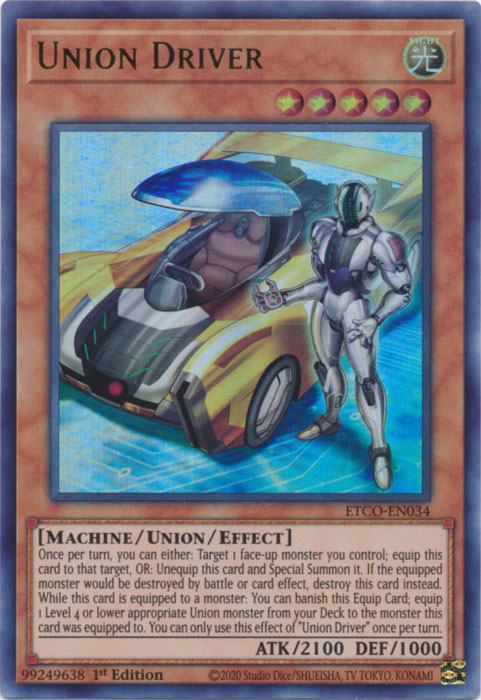 Union Driver [ETCO-EN034] Ultra Rare | L.A. Mood Comics and Games
