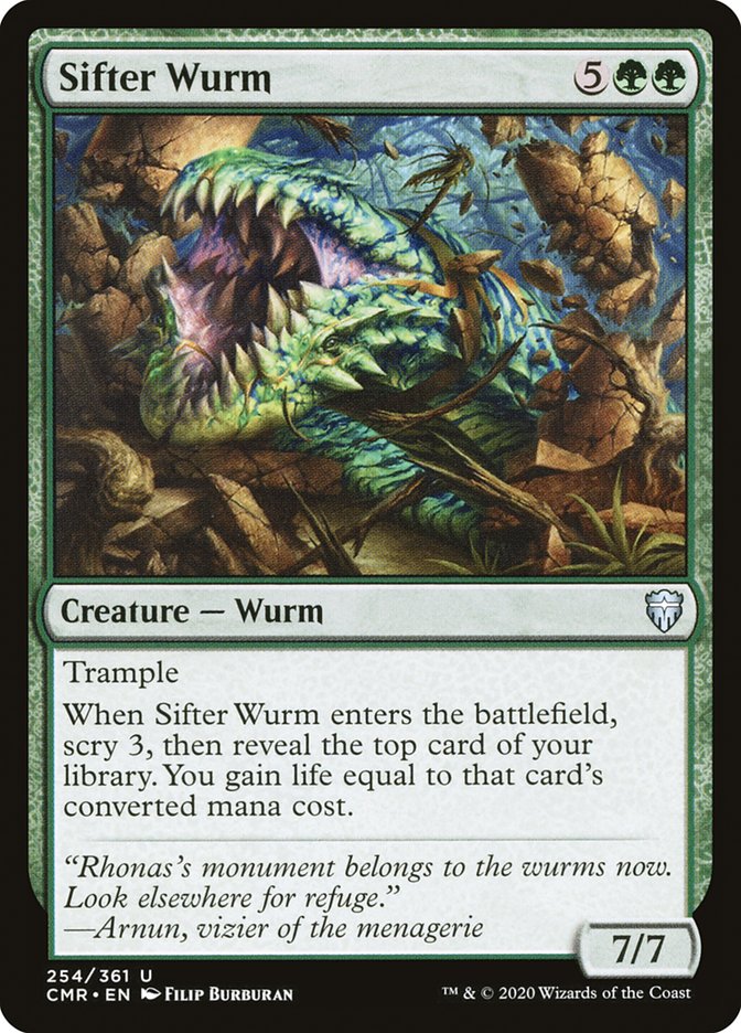 Sifter Wurm [Commander Legends] | L.A. Mood Comics and Games