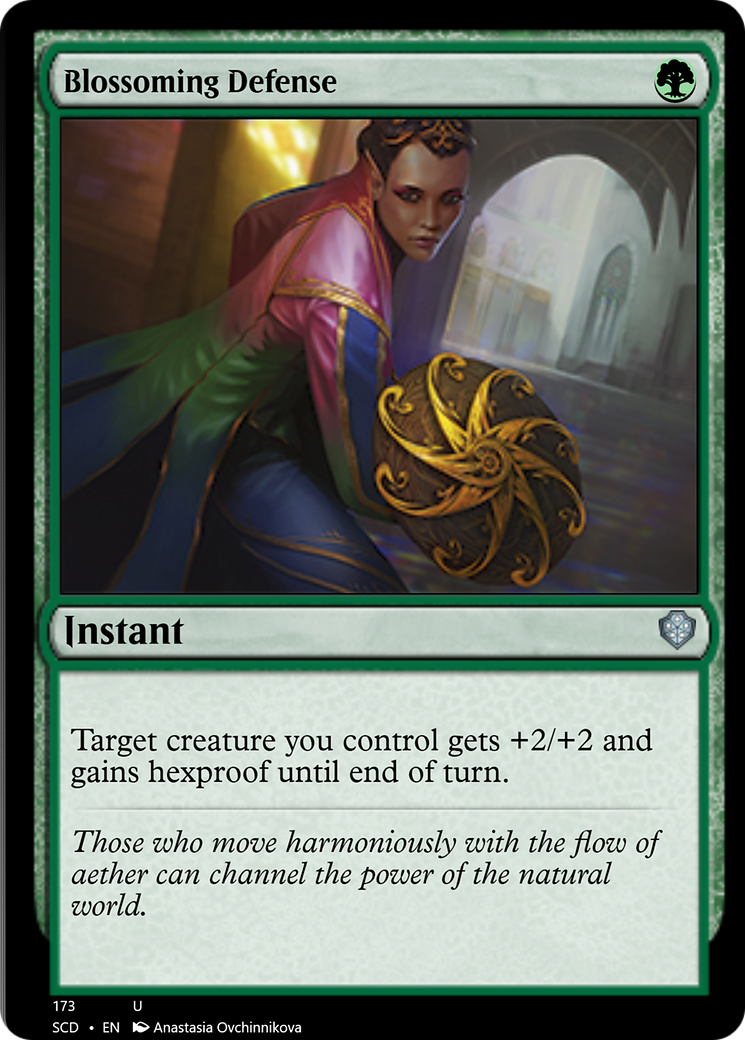 Blossoming Defense [Starter Commander Decks] | L.A. Mood Comics and Games