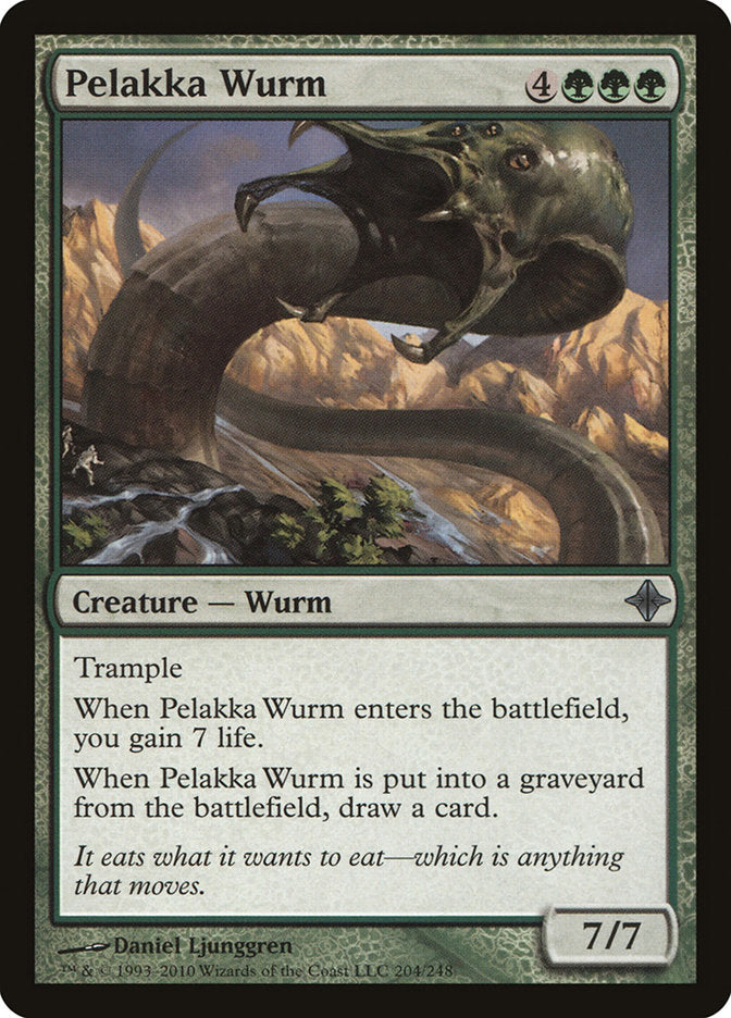 Pelakka Wurm [Rise of the Eldrazi] | L.A. Mood Comics and Games