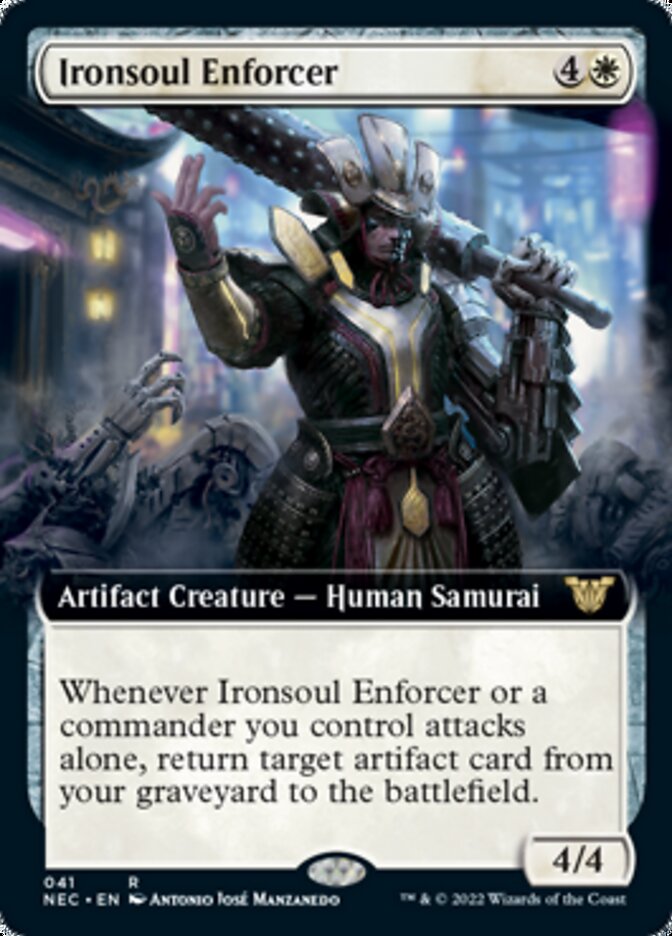 Ironsoul Enforcer (Extended Art) [Kamigawa: Neon Dynasty Commander] | L.A. Mood Comics and Games