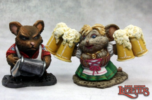 MOUSLING BARTENDER AND WENCH | L.A. Mood Comics and Games